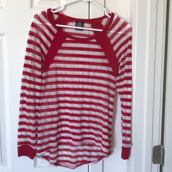 Bobeau woman’s long sleeve mesh shirt - Picture 4 of 4